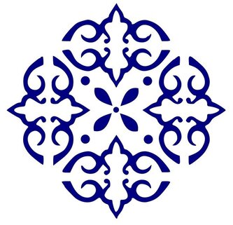 Szablon ornament 20x30cm