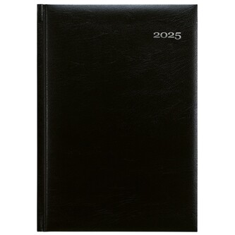 Diář týdenní A5 - Kronos černý 2025, 14,8 × 21 cm