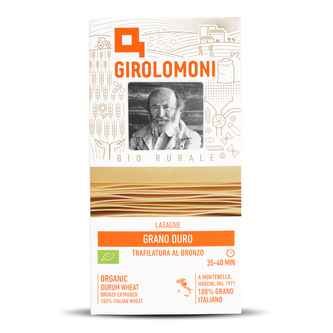 Těstoviny lasagne semolinové  500 g BIO   GIROLOMONI