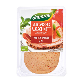 Salám vegetariánský s paprikou 80 g BIO   DENNREE