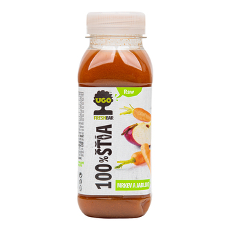 Šťáva 100% mrkev a jablko 250 ml   UGO