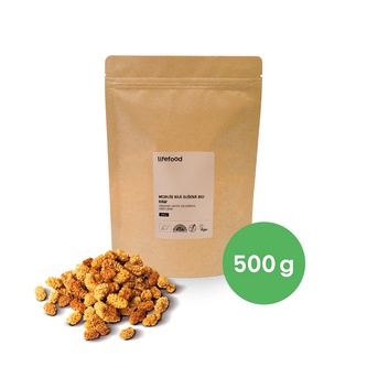 Moruše bílá sušená RAW 500 g BIO   LIFEFOOD