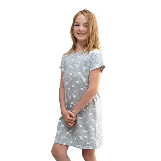 Dívčí noční košile Království sedmikrásek; Barva: šedá; Velikost: 134