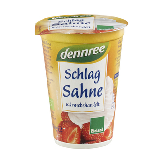 Smetana ke šlehání 30 % tuku 200 g BIO   DENNREE