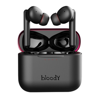 A4tech Bloody M90, TWS ANC Bluetooth sluchátka do uší, černá/červená A4tech Bloody M90, TWS ANC Bluetooth sluchátka do uší, černá/červená