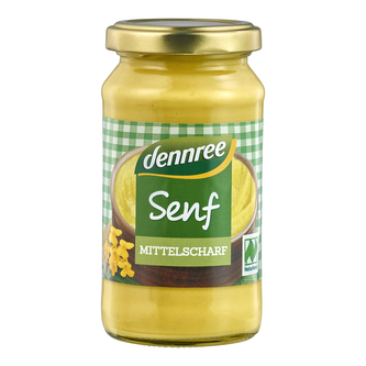 Hořčice středně pálivá 200 ml BIO   DENNREE