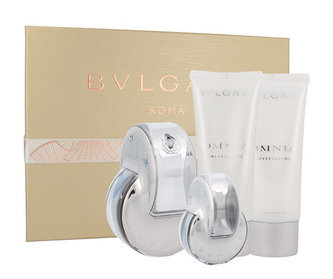 Bvlgari Omnia Crystalline toaletní voda 65 ml + toaletní voda 15 ml + tělové mléko 100 ml + sprchový gel 100 ml