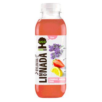 Limonáda levandule, jahoda a citrón 500 ml   UGO