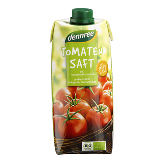 Šťáva rajčatová z koncentrátu 500 ml BIO   DENNREE