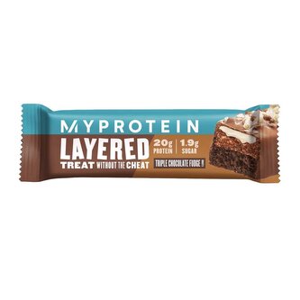 MyProtein Layered Protein Bar 60 g triple chocolade fudge (čokoládový fondán)