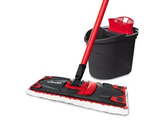 ULTRAMAX MOP S KBELÍKEM 13L PLOCHÝ + PUCHÝŘOVÁ HOUBA 3KS -VIL 177453