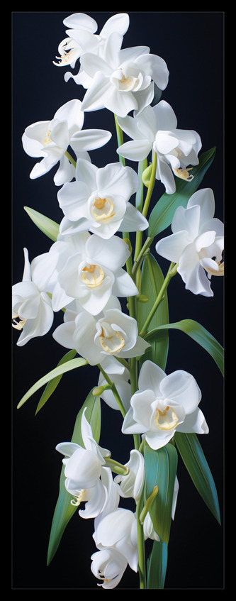 Sběratelská záložka - Orchideje 4