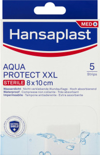 Hansaplast náplasti vodotěsné Aqua Protect XXL 5 ks