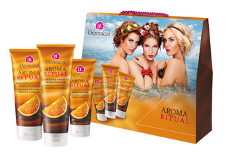 Dermacol Aroma Ritual sprchový gel 250 ml + tělové mléko 200 ml + krém na ruce 100 ml