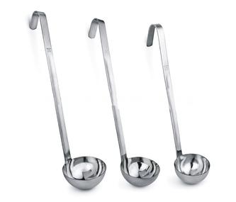 Naběračka nerez ¤10cm 250ml s háčkem  MONOBLOK