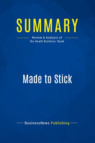 Summary: Made to Stick