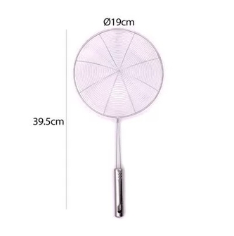 Cedník nerez ¤19cm hrubý, dlouhá ručka  HDEPO