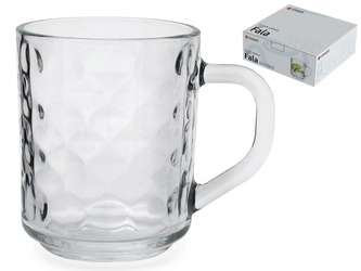 Hrnek sklo 250ml  FALA 6ks