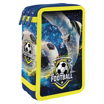 Penál plný - 3 patrový, 43 dílný JUNIOR S7 - Football