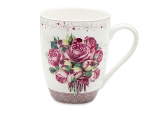Hrnek porcelán 340ml  KVĚT RŮŽE