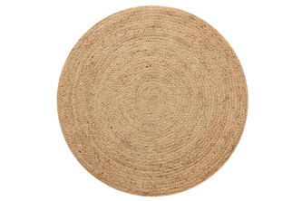 Jutový kulatý koberec BOHO 30102 O 100 cm Mybesthome