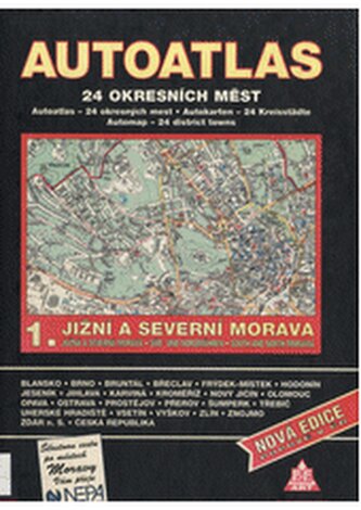 Autoatlas okresních měst - Morava