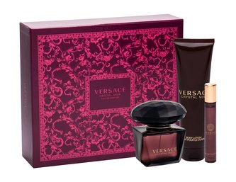 Versace Crystal Noir parfémovaná voda 90 ml + tělové mléko 150 ml + toaletní voda 10 ml