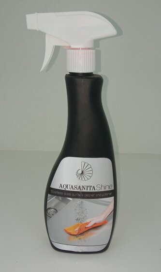 Čistič a leštič nerezových dřezů