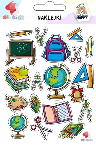 Naklejki dla dzieci Witaj szkoło