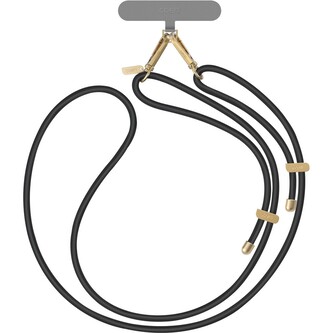 UNIQ Coehl Laurel popruh crossbody černý UNIQ Coehl Laurel popruh crossbody černý