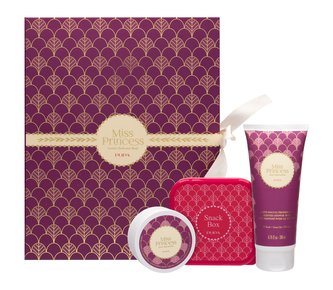 Pupa Miss Princess sprchové mléko 200 ml + tělový krém 100 ml + svačinový box