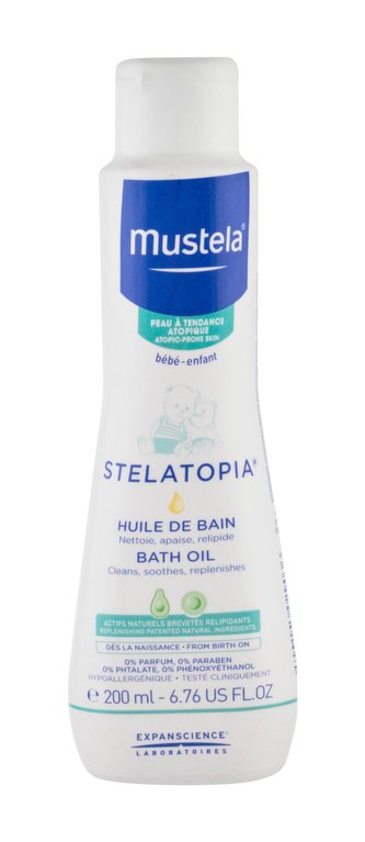 Mustela Bébé Stelatopia Koupelový olej 200 ml pro děti