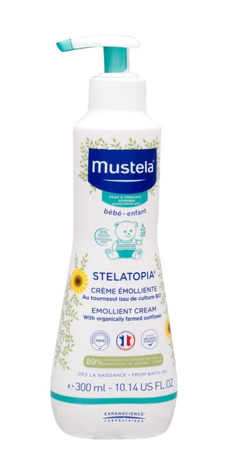 Mustela Bébé Stelatopia Tělový krém Emollient Cream 300 ml pro děti