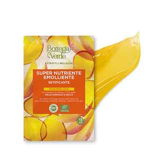 Bottega Verde EXTRAKTY PRO KRÁSU Mango a Žlutý čaj - Olejová maska, 8ml
