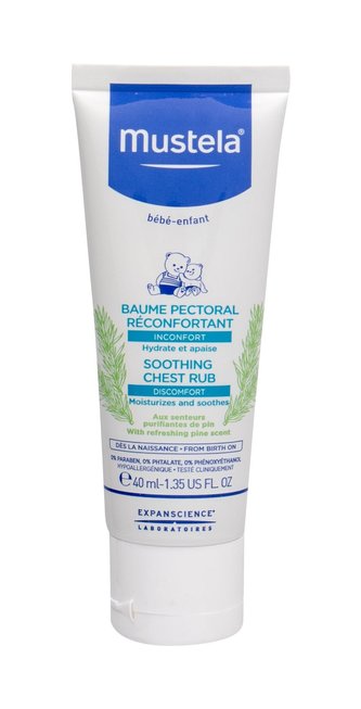 Mustela Bébé Tělový balzám Soothing Chest Rub 40 ml pro děti