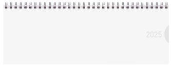 Tischkalender quer Classic Colourlux 2025 weiß