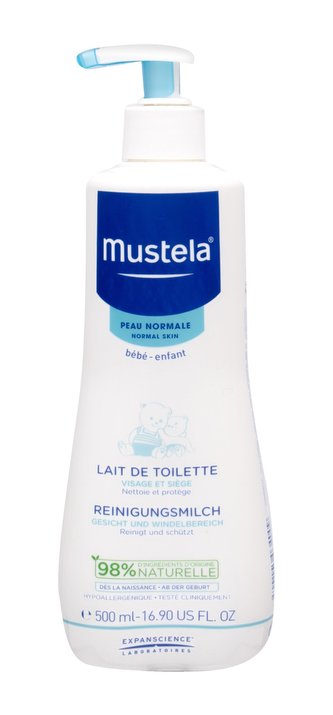 Mustela Bébé Čisticí mléko Cleansing Milk 500 ml pro děti