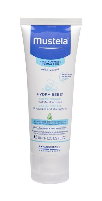 Mustela Hydra Bébé Denní pleťový krém Facial Cream 40 ml pro děti