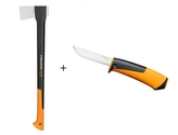 Set FISKARS sekera X21 + univerzální nůž HARDWARE 1025436