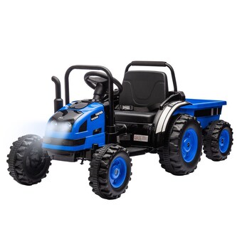 Elektrický traktor s vlečkou Milly Mally Farmer modrý Elektrický traktor s vlečkou Milly Mally Farmer modrý