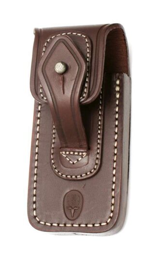 Muela F/NAVALIA-MAR hnedé kožené puzdro s prackou pre zatváracie nože Navalia