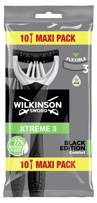 7005725P Wilkinson Xtreme 3 Black Edition jednorázový holiaci strojček (10 ks)