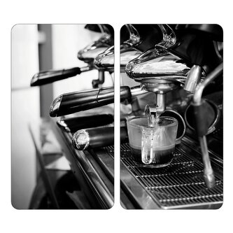 KESPER Multifunkční skleněná deska 2ks Espresso 50 x 28,5 x 0,7cm