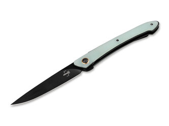 Böker Plus 01BO357 Urban Spillo Jade vreckový nôž 7,6 cm, G10, spona