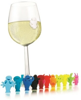 1886060 Vacu Vin 12-dielna súprava označovačov na poháre Party People