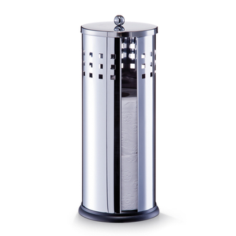 ZELLER Stojan na toaletní papír kovový 14,5x35cm