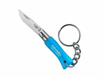 002270 OPINEL OPINEL VRI N°02 Kľúčenka Cyan - vreckový nôž 3,5 cm, azúrová