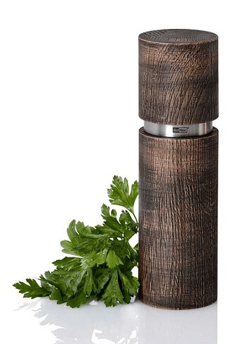 AdHoc MP28 Mlynček na korenie či soľ TEXTURA ANTIQUE GRANDE 20 cm hnedý