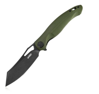 Kubey KB239B Drake vreckový nôž 9,5 cm, zelená, G10