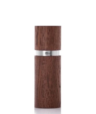 AdHoc MP411 Mlynček na korenie a soľ TEXTURA NATURAL 15 cm, tmavý
